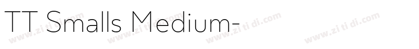 TT Smalls Medium字体转换 TT Smalls Medium字体转换